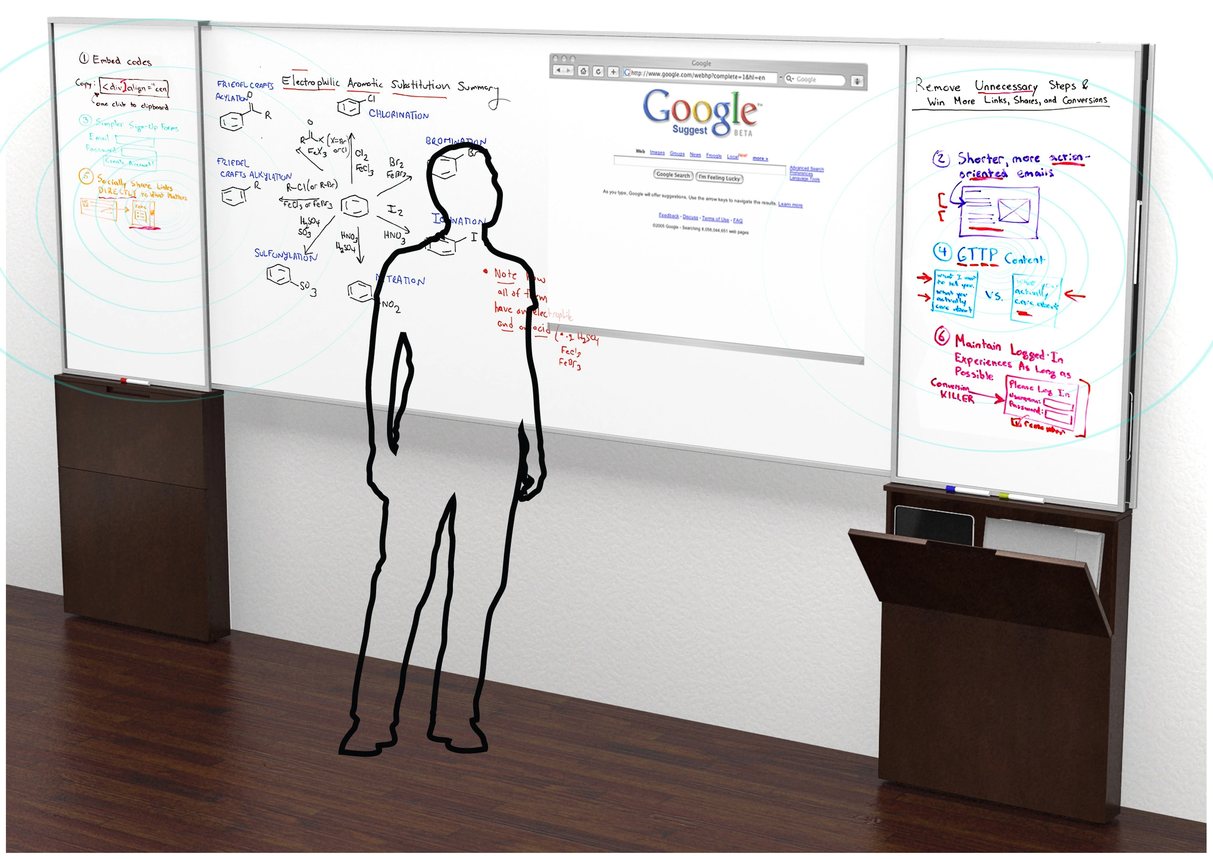 Whiteboard Audio System — product design study