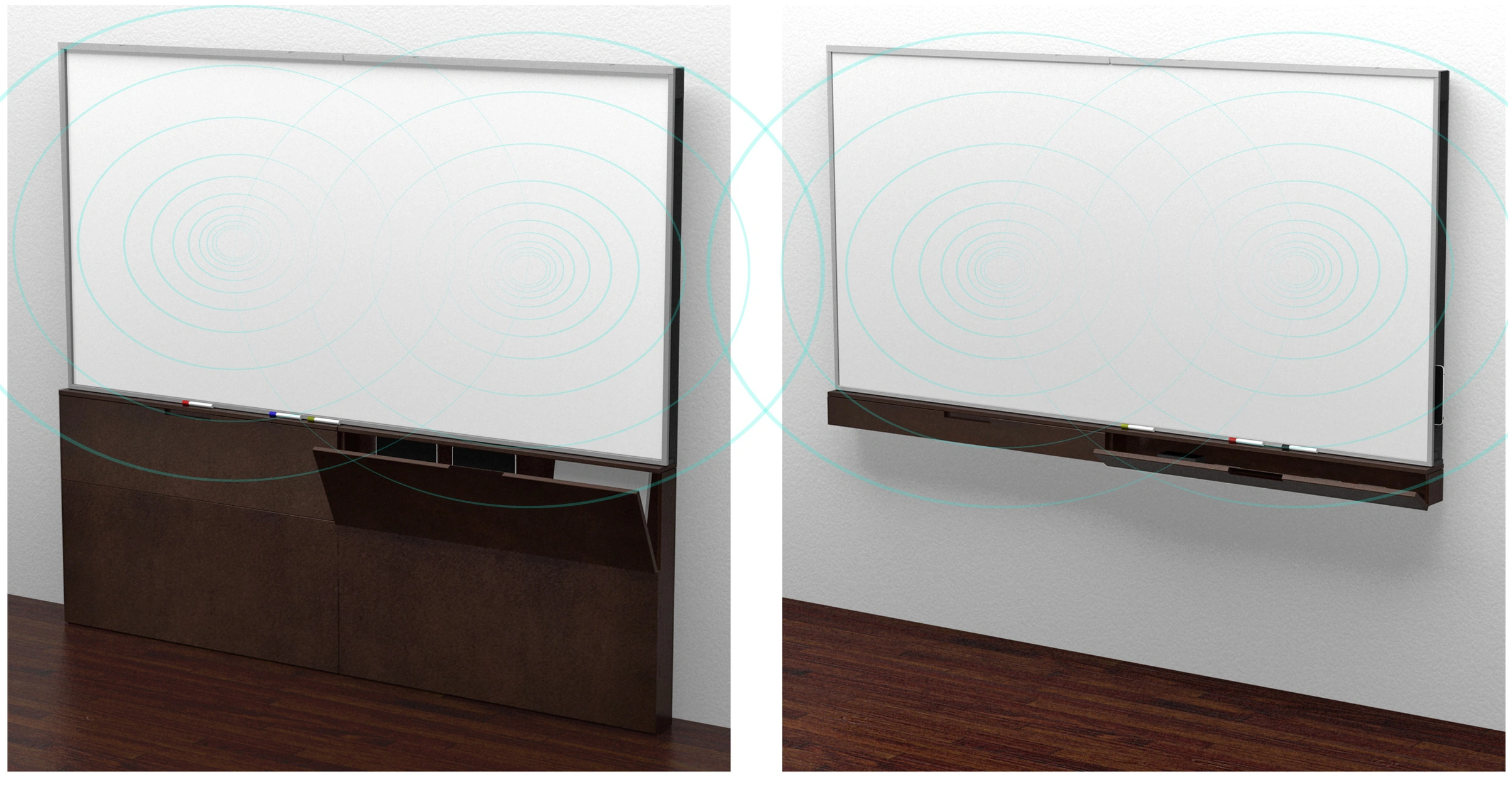 Whiteboard Audio System — product design study