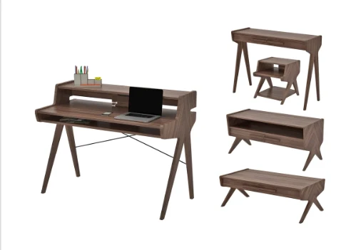 Functional Furniture — Console, TV stand and end table can be designed to house the integrated audio system.