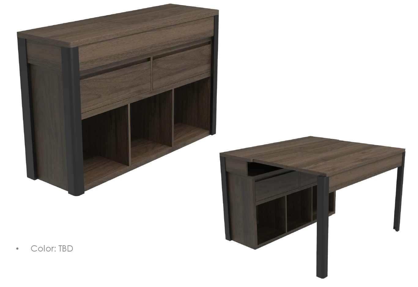 Small Space — Pullout Dining Table