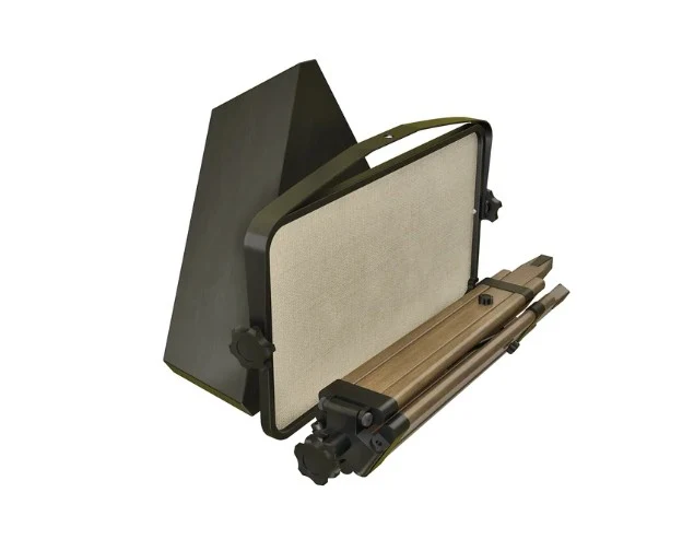 PA Audio System — Flat PA Audio System with Bluetooth breaks down for portability.